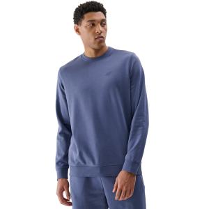 4F bluza bawełniana męska bez kaptura 4FWMM00TSWSM1767 niebieska (XXL)
