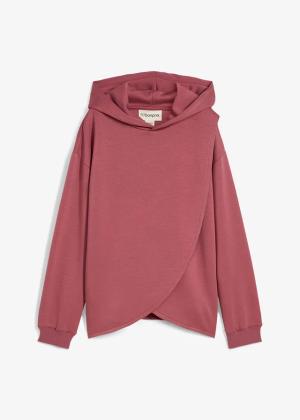 Bluza z kapturem z miękkiej mieszanki wiskozy