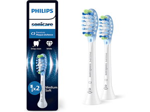 Końcówki do szczoteczki PHILIPS SONICARE Premium Plaque Defence HX9042/87 2szt. Biały