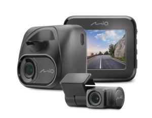 REJESTRATOR TRASY MIO MIVUE C595WD KAMERA SAMOCHODOWA DUAL GPS Wifi KOMPLET