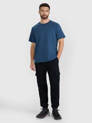 4F spodnie tkaninowe z kieszeniami 4FWAW25TTROM1210 czarne (XL)