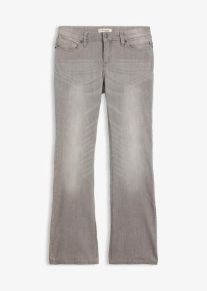 Wygodne dżinsy ze stretchem o kroju bootcut, mid waist