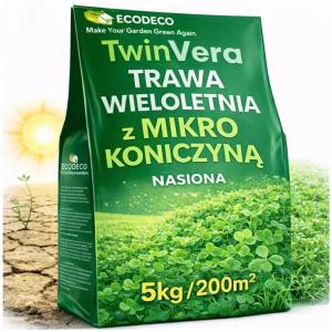 Trawa Nasiona z Mikrokoniczyną 5kg Odporna Koniczyna Drobnolistna 200m2