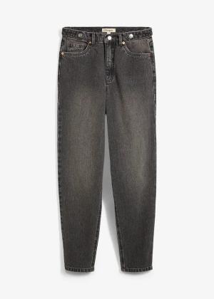 Jeansy mom, high waist, cropped