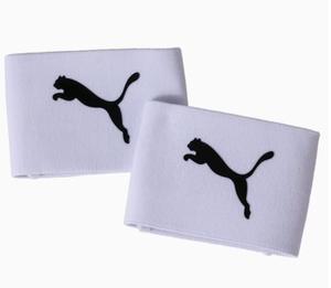 PUMA opaski na getry piłkarskie białe (one size)