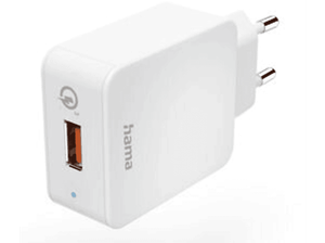 Ładowarka sieciowa HAMA Qualcomm Quick Charge 3.0 19.5W Biały