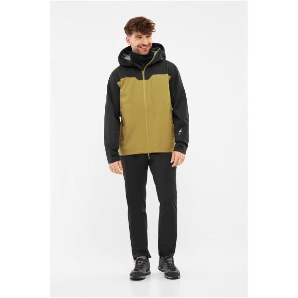 VIKING Kurtka męska hardshell z bluzą Primaloft Ravelo 3 in 1 Man czarno brązowa (L)