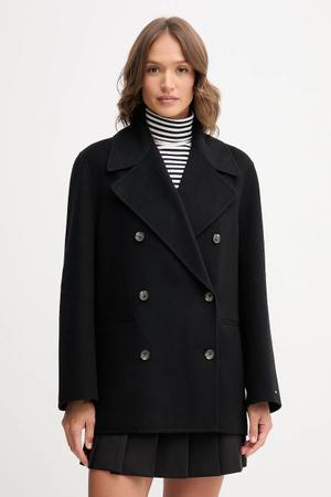 Tommy Hilfiger płaszcz z wełną