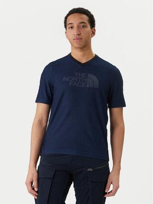 The North Face T-Shirt Big Logo Tee NF0A3LDS Granatowy Regular Fit
