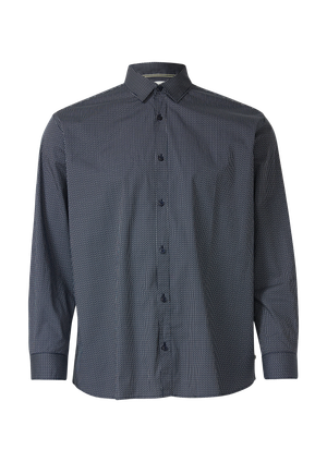 Slim fit: wzorzysta koszula z kołnierzykiem Kent
