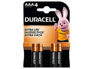 Baterie DURACELL BASIC AAA (4 pack) alkaliczne 1.5V
