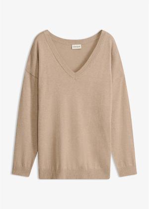 Sweter oversize z mieszanki wiskozy