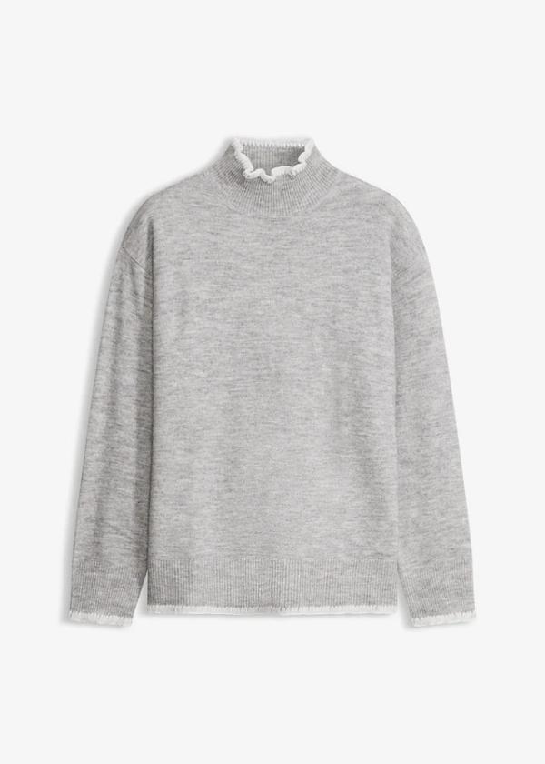 Sweter ze stójką