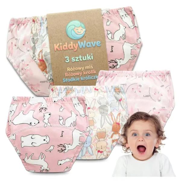 majtki treningowe dla dzieci KIDDYWAVE do nauki korzystania z nocnika