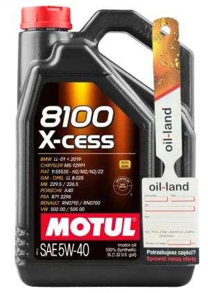 Motul 8100 X-cess 5W40 5L + ZAWIESZKA