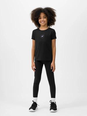 4F Legginsy dziewczęce F223 czarne (122/128)