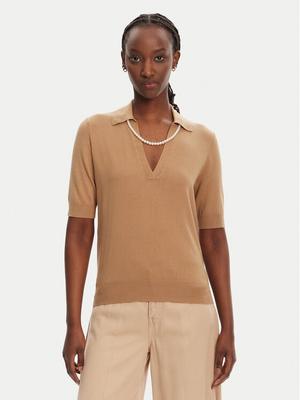 Liu Jo Sweter WA5222 MS49I Brązowy Regular Fit