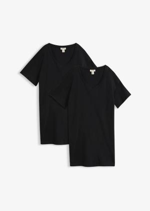 Sukienka T-shirtowa oversize z czystej bawełny (2 szt.)