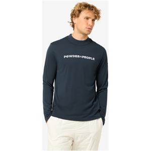 Longsleeve męski SUPER.NATURAL POWDER TO THE PEOPLE BIO granatowy (​L)