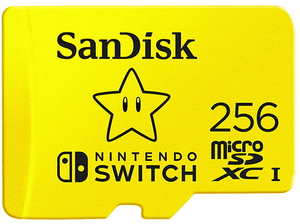 Karta pamięci SANDISK Nintendo Switch microSDXC 256GB 100/90 MB/s SDSQXAO-256G-GNCZN