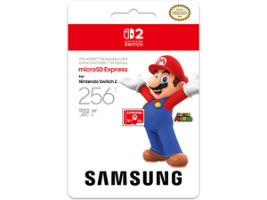 Karta pamięci NINTENDO Switch 2 microSD Express card 256 GB Samsung Czerwony