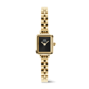 Daniel Wellington DW Watch Quadro Mini Arch 3-link Onyx Sunray Gold 15.4X18.2mm