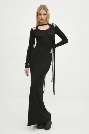 Y/Project sukienka MULTISCARF LONG SLEEVE KNIT DRESS