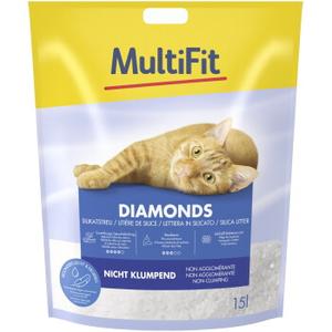 MultiFit Diamonds żwirek dla kota 15 l