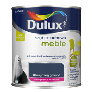 Farba akrylowa Dulux Szybka Odnowa Meble 0,75 l - klasyczny granat