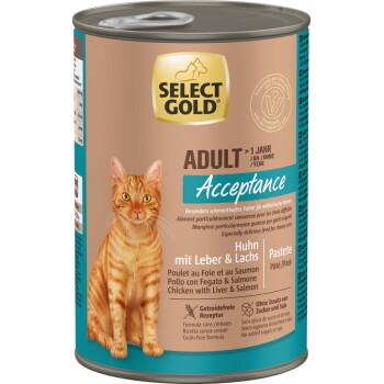 SELECT GOLD Adult Acceptance 6x400 g