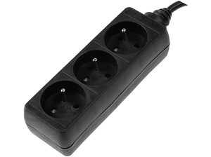 Listwa zasilająca HAMA Standard 3gn, 1.5m czarny 44223703