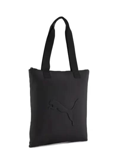 PUMA BUZZ 091157-01 czarna torba sportowa na ramię zapinana na zamek