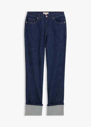 Dżinsy o luźnym kroju high waist, straigt