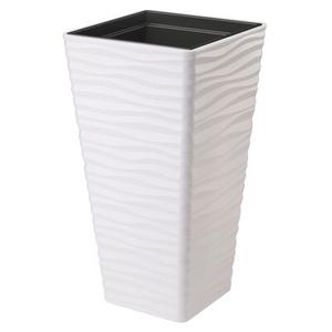 Donica SAHARA DUNES KWADRAT SLIM 40 biały