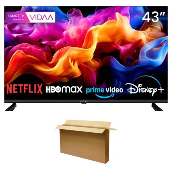 Telewizor Kiano Elegance 43" Vidaa Smart TV DVB-T2/S2 UCHWYT ZABEZPIECZENIE