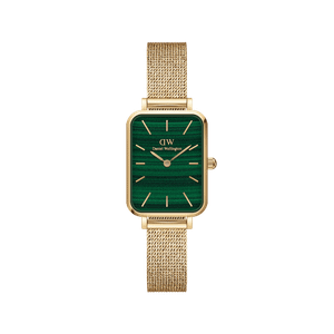 Daniel Wellington DW Watch Quadro Pressed Evergold Green 20x26mm Gold