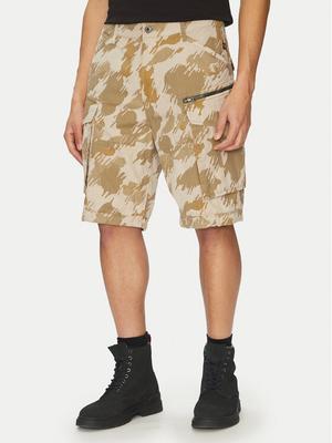 G-Star Raw Szorty materiałowe Rovic Zip D08566-D955 H174 Beżowy Relaxed Fit