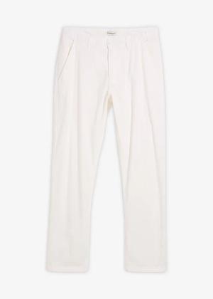 Spodnie chinosy z czystego lnu, regular fit