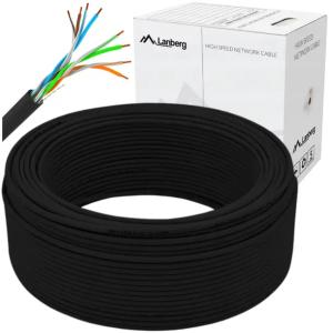 KABEL SIECIOWY SKRĘTKA PRZEWÓD LAN MIEDŹ RJ45 UTP KAT.5E CAT.5E 100M LANBER