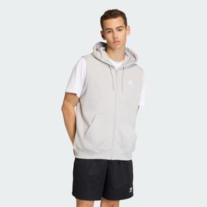 BLUZA Z KAPTUREM BEZ RĘKAWÓW TREFOIL ESSENTIALS