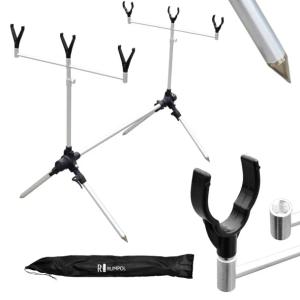 rod pod STANOWISKO KARPIOWE STOJAK na 3 WĘDKI ROD POD + widełki