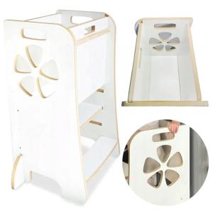 Kitchen Helper dla dziecka Pomocnik Kuchenny Montessori - Biały