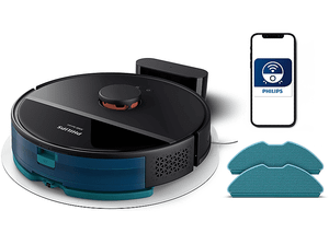 PRODUKT PO EKSPOZYCJI - Robot odkurzająco-mopujący PHILIPS XU3000/01 Seria Aqua 3000 Czarny