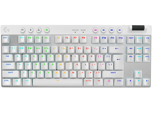 Klawiatura bezprzewodowa LOGITECH G Pro X TKL Biały 920-012148