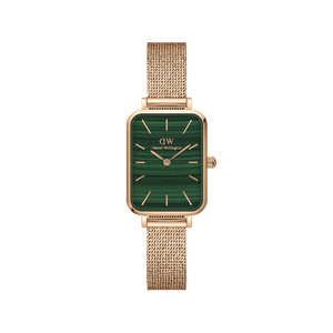 Daniel Wellington DW Watch Quadro Pressed Melrose Green 20x26mm Rose Gold