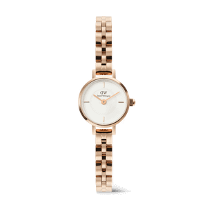 Daniel Wellington DW Watch Petite Mini Arch 3-link White Rose Gold 19mm