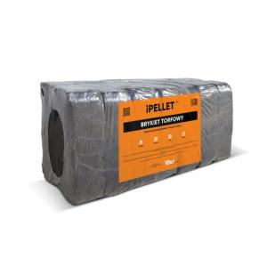 iPELLET PREMIUM Brykiet Torfowy Węgiel 1000kg Dobry Opał do kominka, pieca