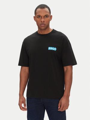 HUGO T-Shirt Duwood 50538512 Czarny Relaxed Fit