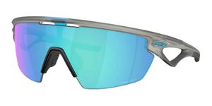 OAKLEY okulary sportowe Sphaera Mt Grey Ink w/ Prizm Sapphire (one size)