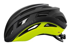 Kask szosowy GIRO HELIOS SPHERICAL MIPS matte czarny fade highlight żółty (51-55)